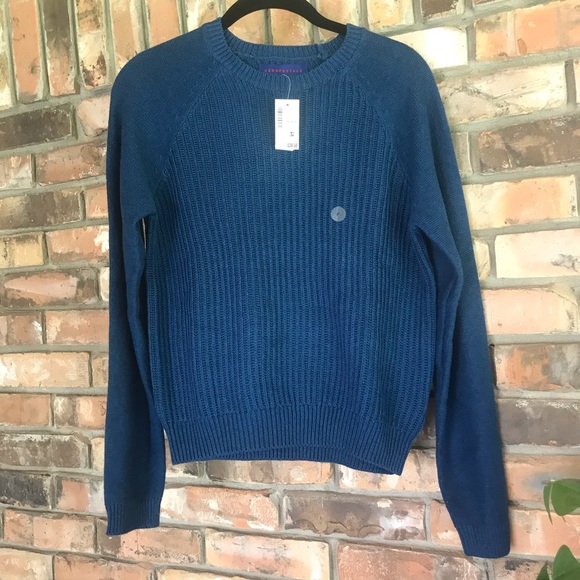Aeropostale Sweaters - 3/$20 Aeropostale blue crew cropped sweater NWT